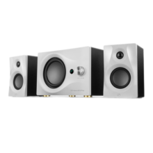 惠威（HiVi）M10Plus电脑音箱笔记本台式桌面音箱2.1声道电视蓝牙音响多媒体有源音箱小巧时尚 白色