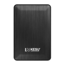 科硕 KESU 移动硬盘安全加密USB3.0高速机械硬盘2.5英寸 1TB-双盘备份+硬盘包 时尚黑