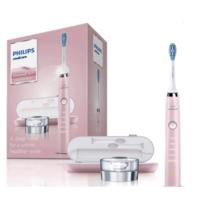 PHILIPS 飞利浦 电动牙刷成人 送女友/男友粉钻含刷头*2+充电旅行盒+充电玻璃杯 钻石5系粉色