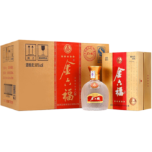 金六福五星 38度浓香型白酒单瓶装  收藏送礼 38度 500mL 1瓶 单瓶装 38度