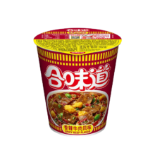 PLUS会员：CUP NOODLES 合味道 香辣牛肉风味方便面76g（任选12件）