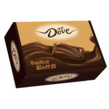 德芙（Dove） 巧克力女生日礼物送女友丝滑牛奶香白巧零食品喜糖果伴手礼 德芙心动4.5g*36块盒装162g