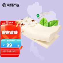 YANXUAN 网易严选 93%泰国天然乳胶枕 枕芯枕头护颈按摩抗菌