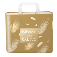 BEBETOUR 会员专享 皇家羽毛系列尿裤尿不湿日用尿裤亲肤超薄透气夜用 【学步裤】XXL26片【15kg以上】
