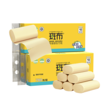 斑布(BABO)厕纸卷纸竹浆纸4层无芯纸不漂白无荧光亲肤无刺激易降解 78克30卷