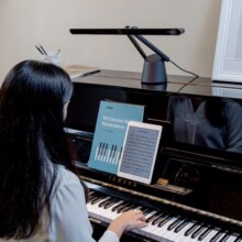 明基（BenQ）PianoLight钢琴灯练琴专用学生儿童护眼灯LED台灯 黑色