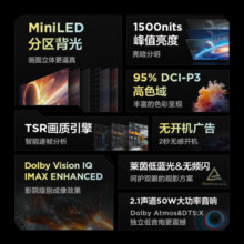 FFALCON雷鸟 鹤6 PRO 24款 电视85英寸 MiniLED电视机 800分区 1500nit 4+64GB 无开机广告液晶平板电视机 85英寸 鹤6 PRO 24款