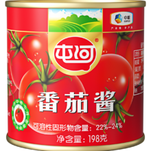 PLUS会员：屯河 新疆内蒙番茄酱 储备罐头 0添加剂意大利面酱 198g 中粮出品*2件