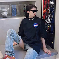NASA  URBAN联名 男女同款纯棉短袖T恤 4件 多款