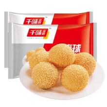 需首购、plus会员: 千味央厨  芝麻球豆沙馅 260g*2（每袋12个）