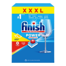 亮碟（finish）亮碟finish洗碗块三合一洗碗机洗涤剂免软水盐漂洗剂洗碗粉洗碗块 112颗 1盒 多效洗碗块柠檬味 入会享好礼