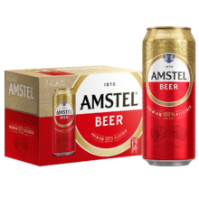 plus会员:喜力（Heineken）红爵啤酒 全麦酿造 原麦汁浓度≥8.5°P 500mL＊12罐