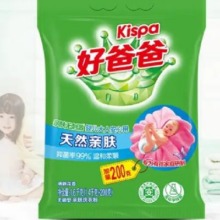PLUS会员：需首购、需弹券：好爸爸天然亲肤洗衣粉加量1.4kg+200g家庭装