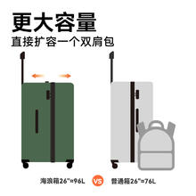 NINETYGO 90分 行李箱20寸拉杆箱大容量登机旅行箱加厚密码箱24寸男女