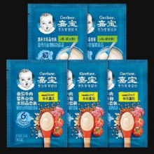 嘉宝（GERBER）原味米粉22g*2袋+番茄牛肉米粉25g*3袋