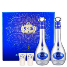 洋河蓝色经典 梦之蓝 M9 52度 500ml*2瓶礼盒装 口感绵柔浓香型白酒