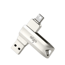 爱国者（aigo） Type-C USB3.2 手机U盘 U351高速读写款 银色 双接口手机电脑用 【128G】