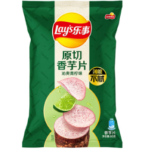 PLUS会员！Lay's 乐事 原切香芋片 沁爽青柠味 60g