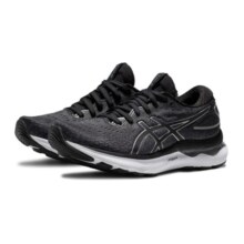 ASICS亚瑟士 女鞋缓震透气跑鞋舒适宽楦运动鞋 GEL-NIMBUS 24 (D) 黑色/灰色 38