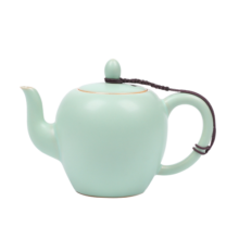 真迹 汝窑茶壶可养开片天青色陶瓷泡茶器汝瓷西施壶单壶功夫茶具 美人肩