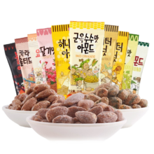 24号20点 限量300份：芭蜂韩国进口蜂蜜黄油坚果  10袋共350g