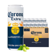 科罗娜（CORONA）百威集团科罗娜啤酒 墨西哥风味 330ml*12听 啤酒整箱装