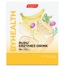 BYHEALTH汤臣倍健pupu酵素饮营养果蔬通便润肠便秘加快新陈代谢美白抗氧化搭西梅汁芦荟胶囊 3包/盒【便携体验装】
