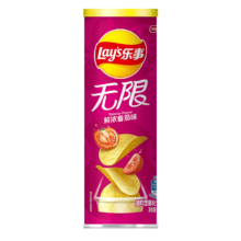 限浙江地区：（Lay's）乐事 无限薯片 鲜浓番茄味104g罐装 *2件