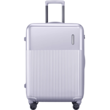 新秀丽（Samsonite）行李箱拉杆时尚轻盈旅行密码箱防刮耐磨大学生男女箱子/DK7 银色|亮面 20英寸|可登机