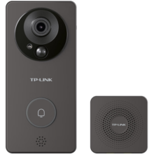 TP-LINK 可视门铃摄像头家用监控 可视主机套装 带显示屏智能门铃对讲电子猫眼 无线wifi手机远程视频通话