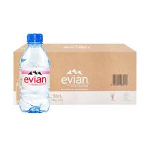 evian 依云 法国进口evian/依云天然矿泉水330ml/500ml整箱弱碱性家庭饮用水