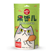 Wanpy 顽皮 果饭儿猫条噜吸吸猫咪湿粮拌饭逗猫神器猫咪零食猫条 果饭儿鸡肉猫条60g（临期）