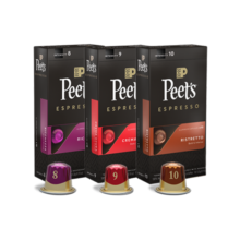 Peet's Coffee皮爷peets胶囊咖啡30颗混装（8+9+10+搪瓷杯）