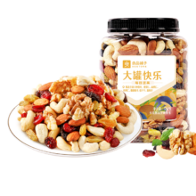 需首单、Plus会员:良品铺子 大罐快乐每日坚果500g