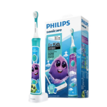 飞利浦（PHILIPS） 电动牙刷 儿童声波震动电动牙刷4-6岁-12岁宝宝小孩自动牙刷 防水充电式【生日礼物】 小王子款-蓝牙APP互动-2档调节