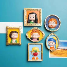 3D石膏娃娃涂色 6个名画12颜料2笔+磁条