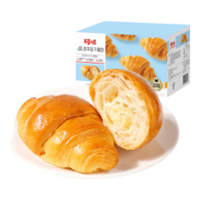 plus会员：百草味 纯水牛乳牛角包400g*6件