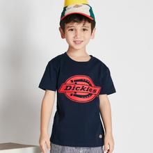 Dickies 帝客 夏季款儿童短袖T恤男童女童经典单色LOGO童装