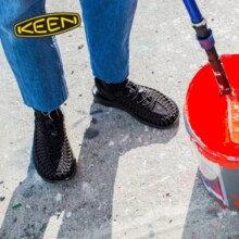 keen官方 UNEEK明星同款男子凉鞋户外防滑简约晴雨两穿潮款溯溪鞋 黑色/黑色-1014097 40 拍大半码/一码