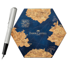 德国辉柏嘉（Faber-castell）钢笔礼盒 签字笔 墨水笔  Hexo系列 山海经礼盒 磨砂银钢笔 F尖