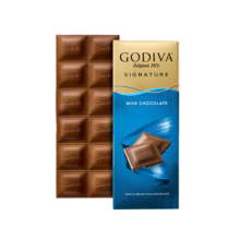 plus会员:歌帝梵（GODIVA）经典牛奶巧克力砖 排块90g*1盒*5件+凑单（主多口味可选）