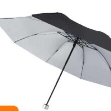 雨伞 7股银胶手动伞（颜色随机）A款 黑色