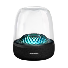 哈曼卡顿（Harman/Kardon）琉璃4代 蓝牙音箱 音乐琉璃四代 家用台式桌面电脑音响立体声低音炮 Aura Studio4代 黑色