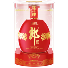 郎酒 红花郎 红钻 53度酱香型白酒500ml 单瓶装