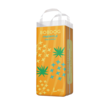 巴布豆（BOBDOG）【老爸抽检】新菠萝婴儿纸尿裤尿不湿植萃弱酸轻盈透气贴合 【纸尿裤】L码40片