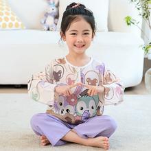 淘安贝 棉绸儿童睡衣套装
