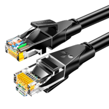 plus、需首购：SAMZHE 山泽 WD6010 六类CAT6 圆线千兆网线 1m 黑色