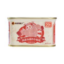 中国罐头十强企业，林家铺子 高蛋白猪肉午餐肉 200*4罐