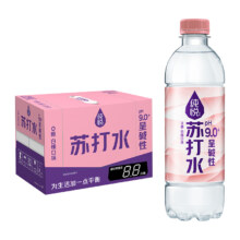 88VIP：可口可乐  纯悦苏打水 PH9.0+白桃口味 450ml*15瓶