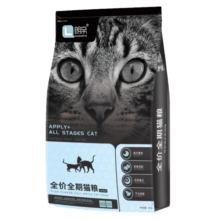 朗亲 猫粮成猫幼猫全价主粮10斤装英短增肥发腮全阶段通用型天然粮5kg